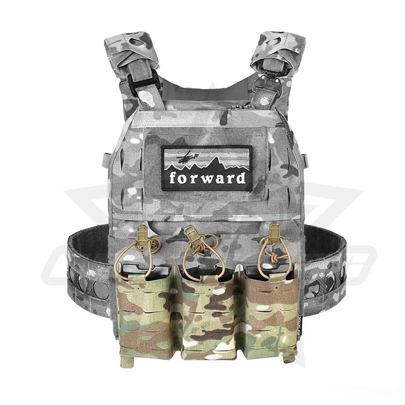 OPHIDIAN V5 PC Triple Magazine Panel Triple 5.56 Magazine Pouch Front Panel Laser Cut Hunting Gear