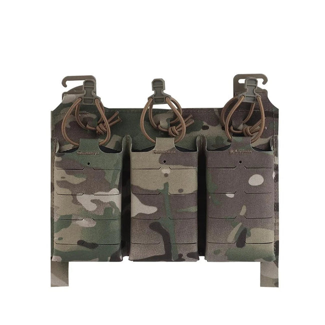 OPHIDIAN V5 PC Triple Magazine Panel Triple 5.56 Magazine Pouch Front Panel Laser Cut Hunting Gear