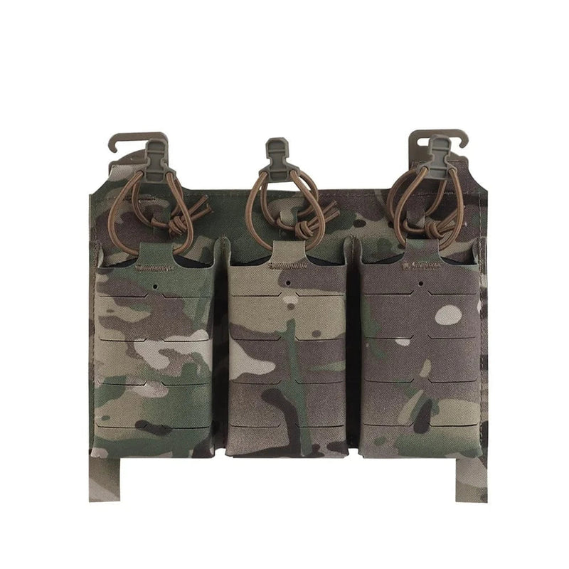 OPHIDIAN V5 PC Triple Magazine Panel Triple 5.56 Magazine Pouch Front Panel Laser Cut Hunting Gear