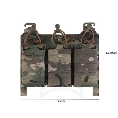OPHIDIAN V5 PC Triple Magazine Panel Triple 5.56 Magazine Pouch Front Panel Laser Cut Hunting Gear