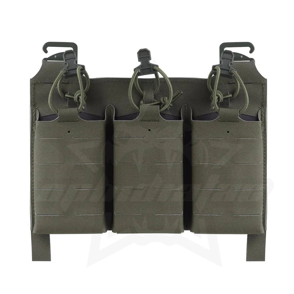OPHIDIAN V5 PC Triple Magazine Panel Triple 5.56 Magazine Pouch Front Panel Laser Cut Hunting Gear RG