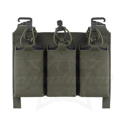 OPHIDIAN V5 PC Triple Magazine Panel Triple 5.56 Magazine Pouch Front Panel Laser Cut Hunting Gear RG