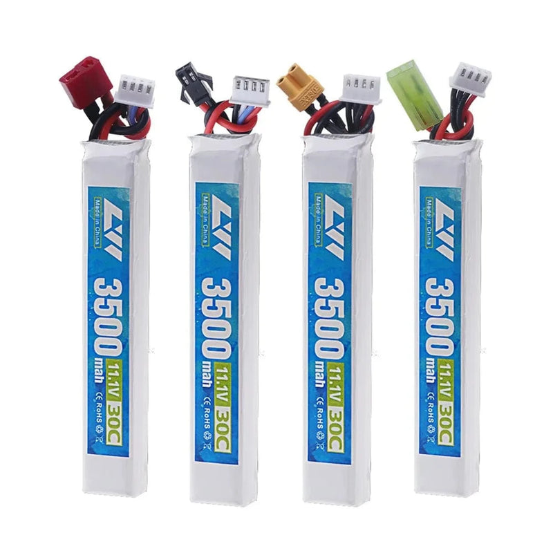 Original LiPo battery 11.1V 3S 3500mAh 30C 5020120 for RC Water Gun Airsoft BB Air Pistol Electric Toys Guns Parts