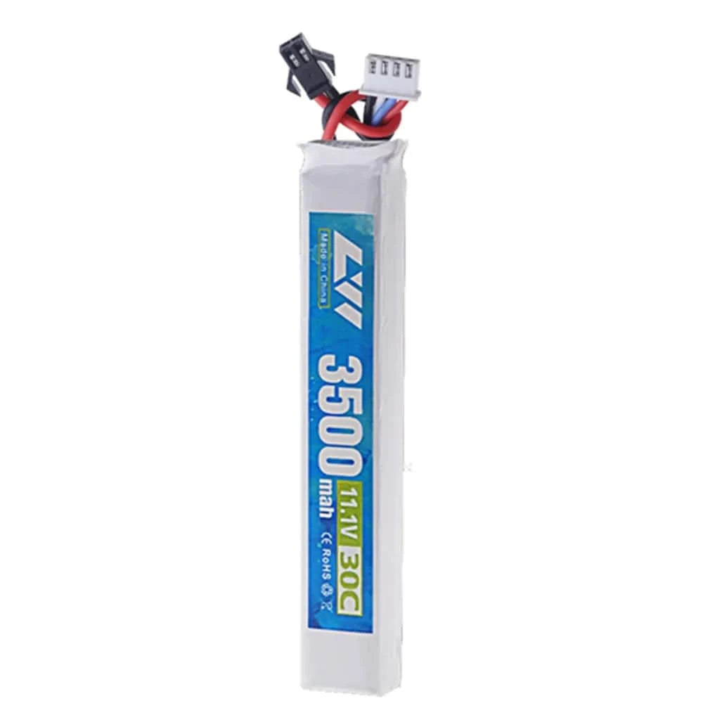 Original LiPo battery 11.1V 3S 3500mAh 30C 5020120 for RC Water Gun Airsoft BB Air Pistol Electric Toys Guns Parts 1pcs 3500mah-SM
