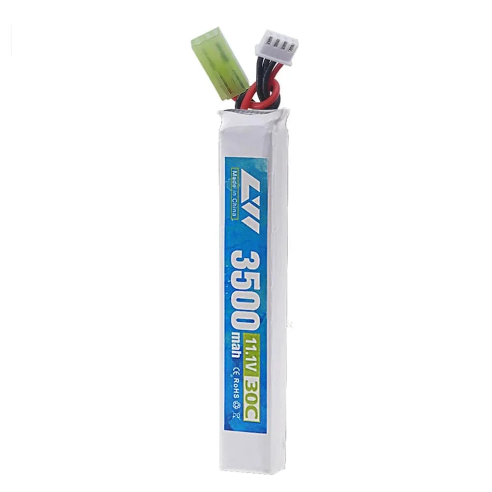Original LiPo battery 11.1V 3S 3500mAh 30C 5020120 for RC Water Gun Airsoft BB Air Pistol Electric Toys Guns Parts 1pcs Small tamiya