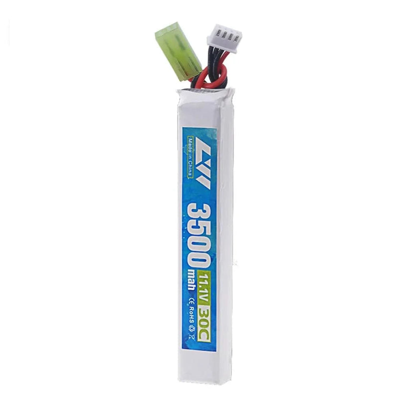 Original LiPo battery 11.1V 3S 3500mAh 30C 5020120 for RC Water Gun Airsoft BB Air Pistol Electric Toys Guns Parts 1pcs Small tamiya