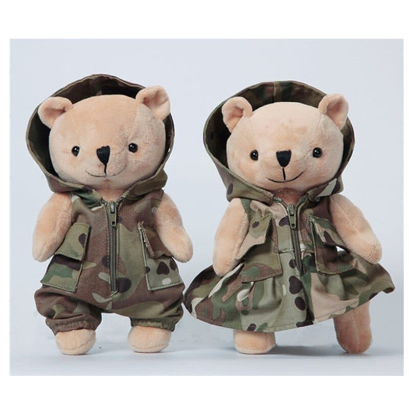 ACTION AIRSOFT 0 Ours peluche vêtement camo détachable