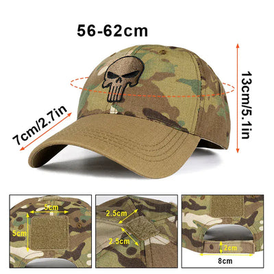 Outdoor Camouflage Adjustable Caps Sunscreen Tactical Trucker Hat Camo Snapback Hunting Camping Fishing Sport Cycling Hiking Cap