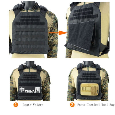 ACTION AIRSOFT 0 Panneau adaptateur gilet Molle 1000D EDC