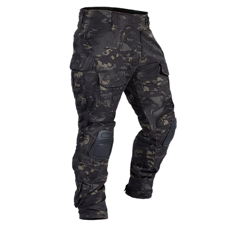 Pantalon combat genouillères OTS Multicam noir / S (55kg-65kg)