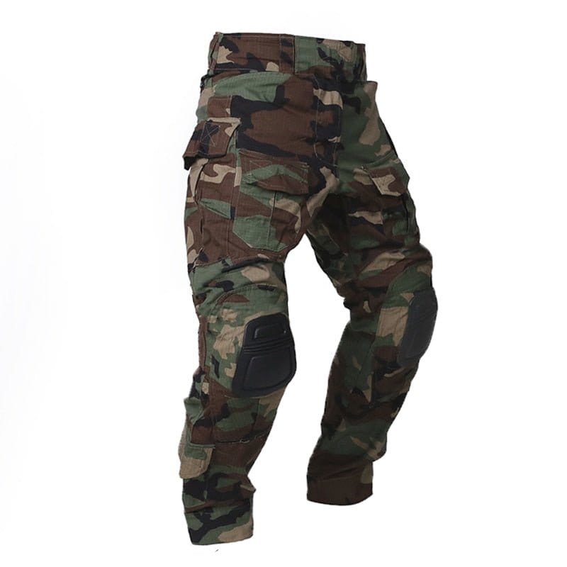 Pantalon combat genouillères OTS Woodland / S (55kg-65kg)