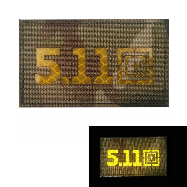 ACTION AIRSOFT 0 Reflective12  8x5cm Patch 5.11 PVC IR réfléchissant