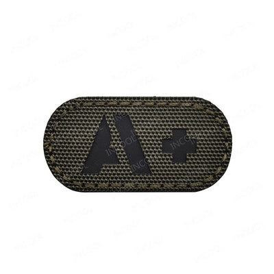ACTION AIRSOFT 0 Reflective Green A Patch A+ B+ AB O+ réfléchissant