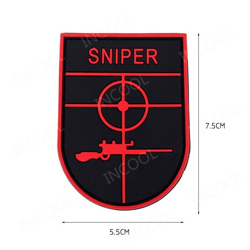 LEGEND AIRSOFT 0 14 PVC Pas de boucle Patch brodé emblème militaire PVC