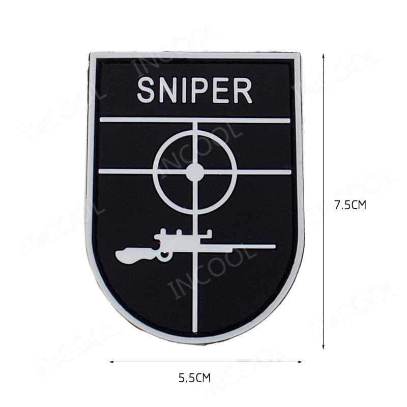 LEGEND AIRSOFT 0 17 PVC Pas de boucle Patch brodé emblème militaire PVC