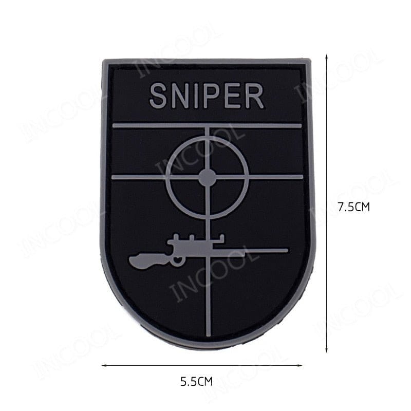 LEGEND AIRSOFT 0 15 PVC Pas de boucle Patch brodé emblème militaire PVC