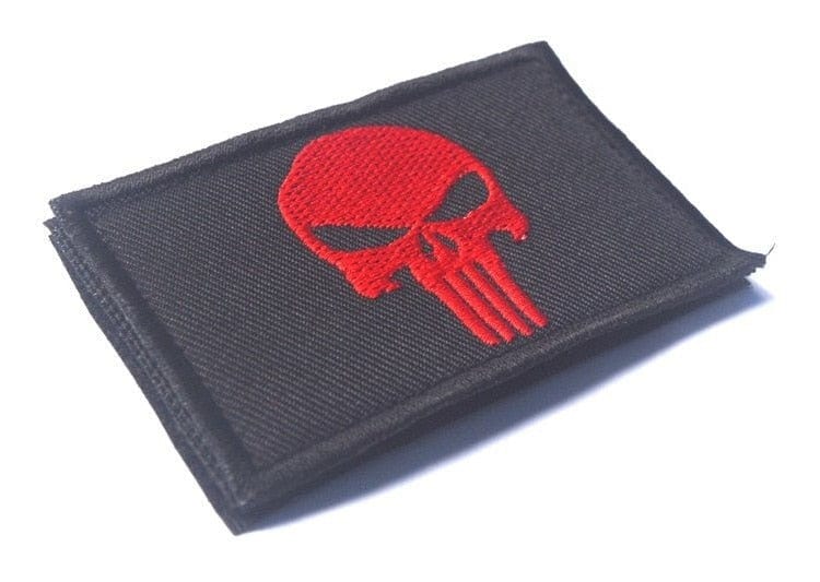 LEGEND AIRSOFT 0 Gris Patch broderie crâne 3D tissé