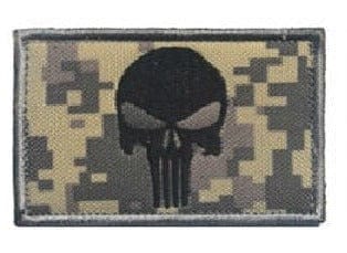 LEGEND AIRSOFT 0 Digital  gris Patch broderie crâne 3D tissé