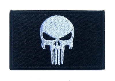 LEGEND AIRSOFT 0 Noir Patch broderie crâne 3D tissé