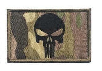 LEGEND AIRSOFT 0 Camouflage Patch broderie crâne 3D tissé