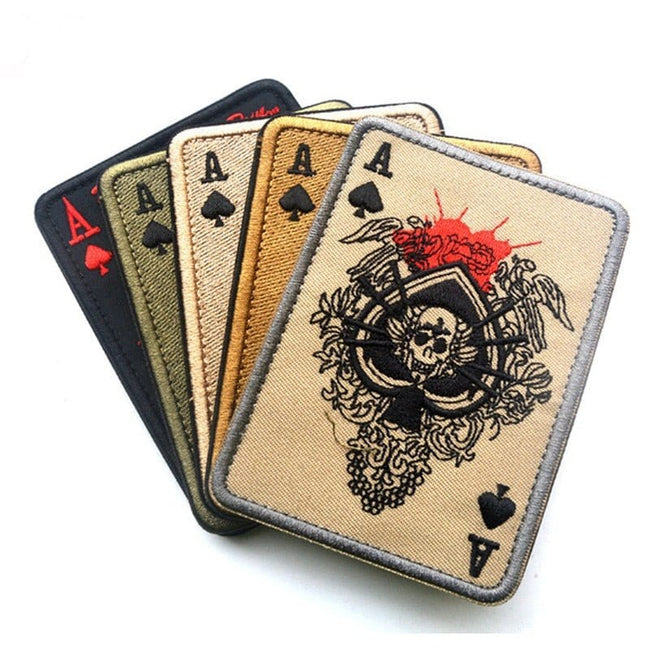 ACTION AIRSOFT 0 Patch carte Skull Poker