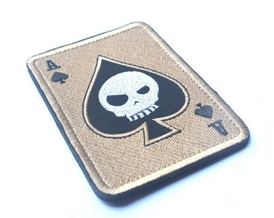 ACTION AIRSOFT 0 hook loop 1 Patch carte Skull Poker