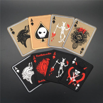 ACTION AIRSOFT 0 Patch carte Skull Poker