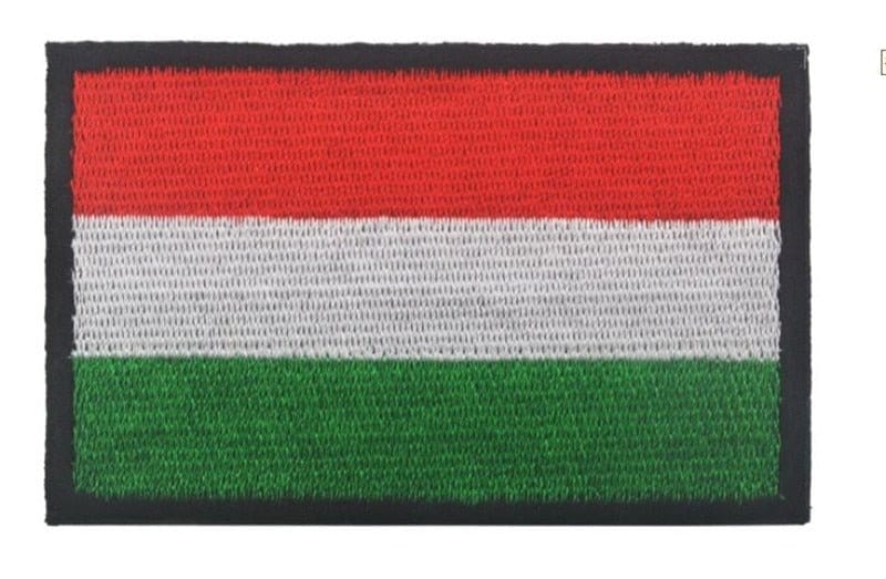 ACTION AIRSOFT 0 Hongrie Patch drapeau national tissu