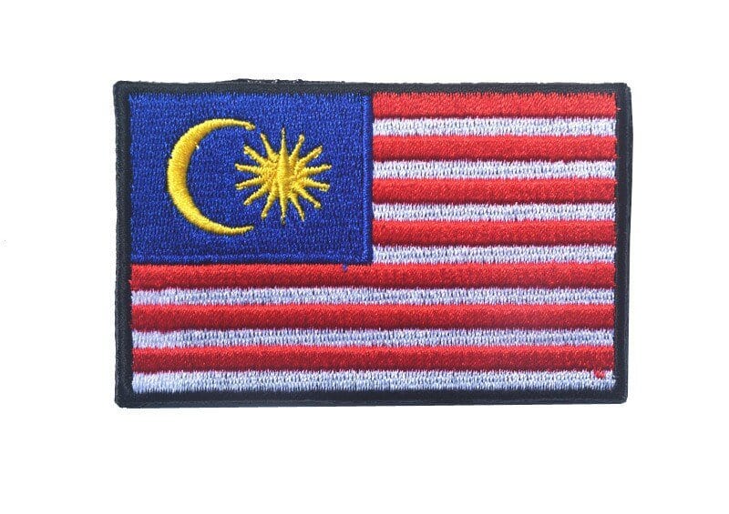 ACTION AIRSOFT 0 Malasie Patch drapeau national tissu