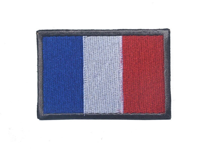 ACTION AIRSOFT 0 FR Grey border Patch drapeau national tissu