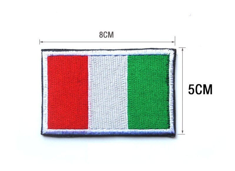 ACTION AIRSOFT 0 Italy Patch drapeau national tissu