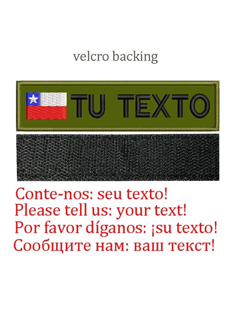 LEGEND AIRSOFT 0 Chilie-Velcro Patch drapeau nom personnalisé uniforme