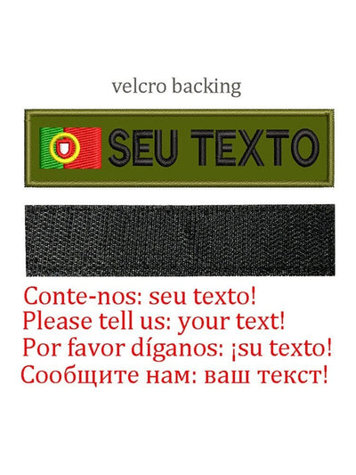 LEGEND AIRSOFT 0 Portugal-Velcro Patch drapeau nom personnalisé uniforme