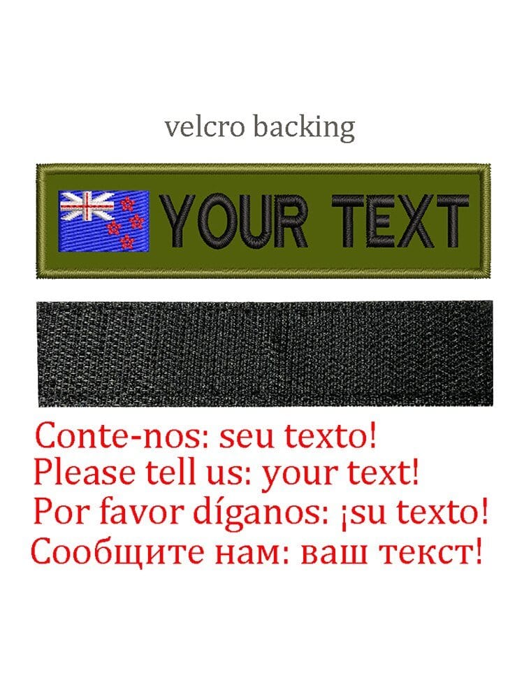 LEGEND AIRSOFT 0 Nouvelle Zélande-Velcro Patch drapeau nom personnalisé uniforme