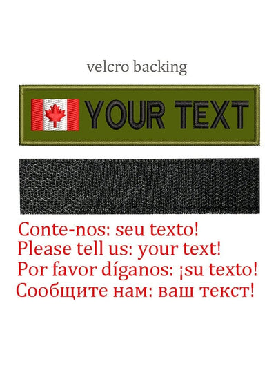 LEGEND AIRSOFT 0 Canada-Velcro Patch drapeau nom personnalisé uniforme