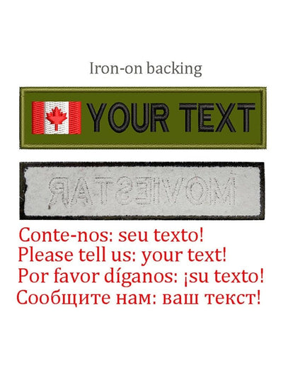 LEGEND AIRSOFT 0 Canada-Iron on Patch drapeau nom personnalisé uniforme