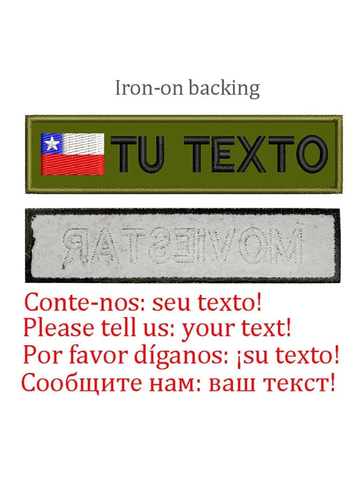 LEGEND AIRSOFT 0 Chilie-Iron on Patch drapeau nom personnalisé uniforme