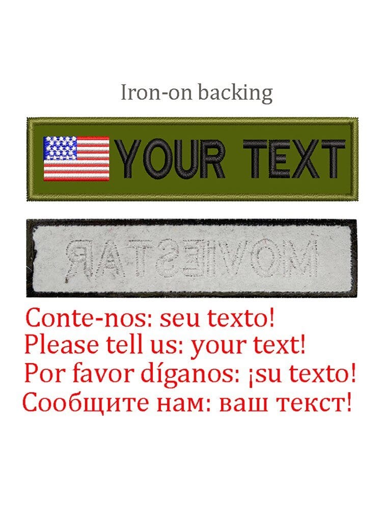 LEGEND AIRSOFT 0 US-Iron on Patch drapeau nom personnalisé uniforme