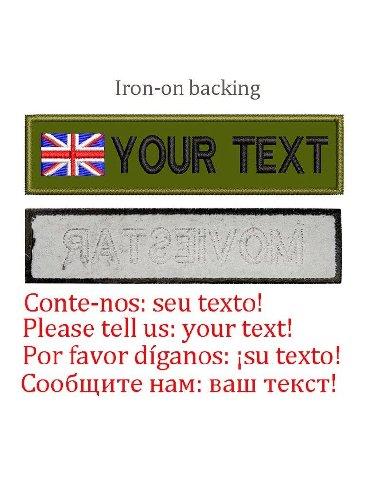 LEGEND AIRSOFT 0 UK-Iron on Patch drapeau nom personnalisé uniforme