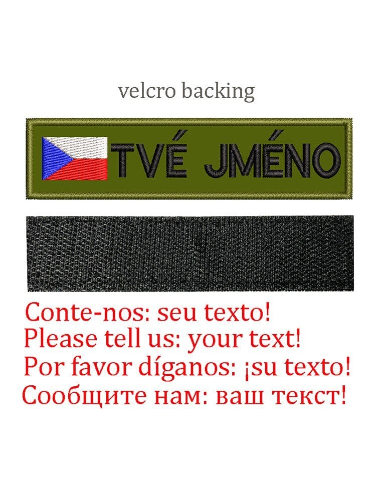 LEGEND AIRSOFT 0 Czech-Velcro Patch drapeau nom personnalisé uniforme