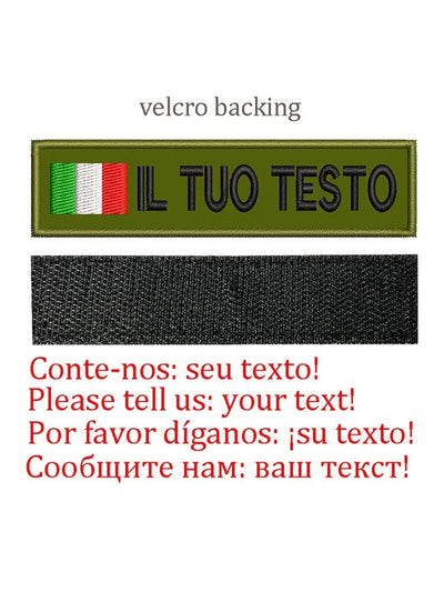 LEGEND AIRSOFT 0 Italie-Velcro Patch drapeau nom personnalisé uniforme