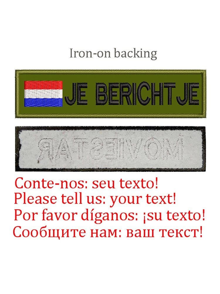 LEGEND AIRSOFT 0 Pays bas-Iron on Patch drapeau nom personnalisé uniforme