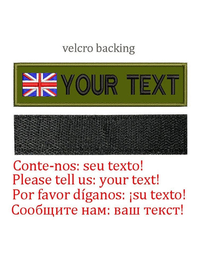 LEGEND AIRSOFT 0 UK-Velcro Patch drapeau nom personnalisé uniforme