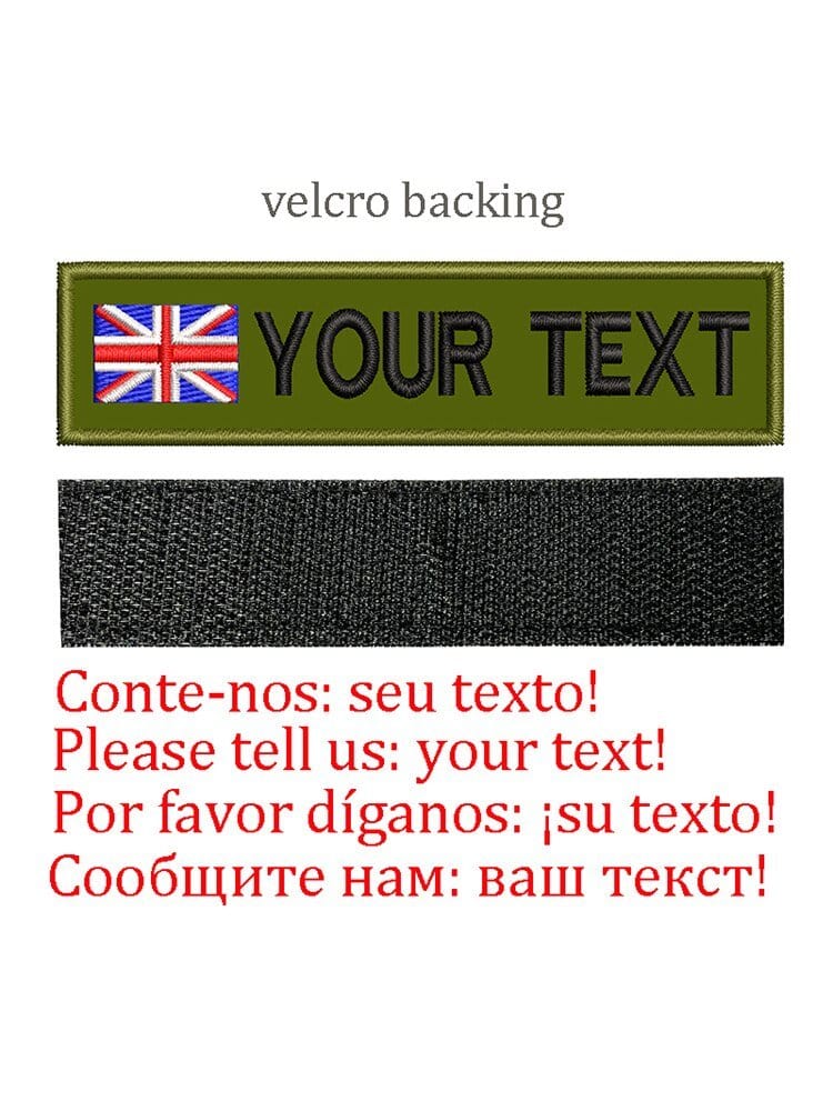 LEGEND AIRSOFT 0 UK-Velcro Patch drapeau nom personnalisé uniforme