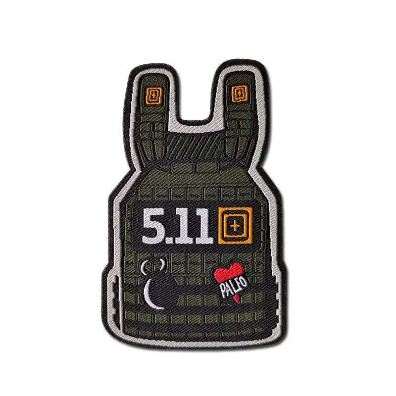 ACTION AIRSOFT 0 2 (8.5 x 9.5 cm) Patch gilet tactique 3D 5.11