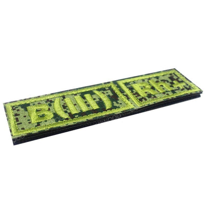 ACTION AIRSOFT 0 B pos (Vert) Patch groupe sanguin B AB A O (I) Rh