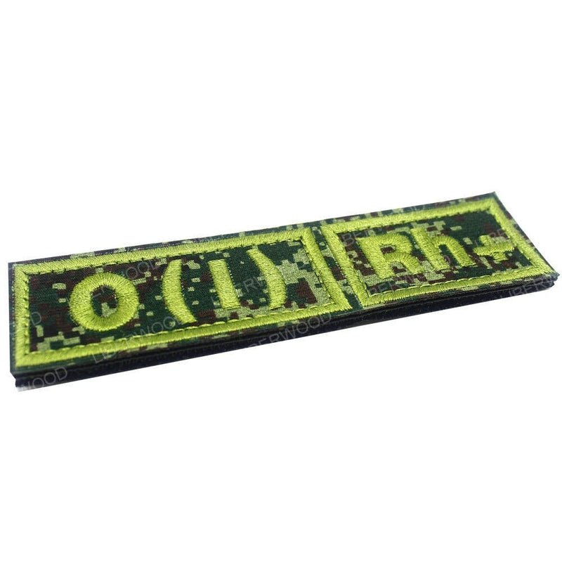 ACTION AIRSOFT 0 O pos (Vert) Patch groupe sanguin B AB A O (I) Rh