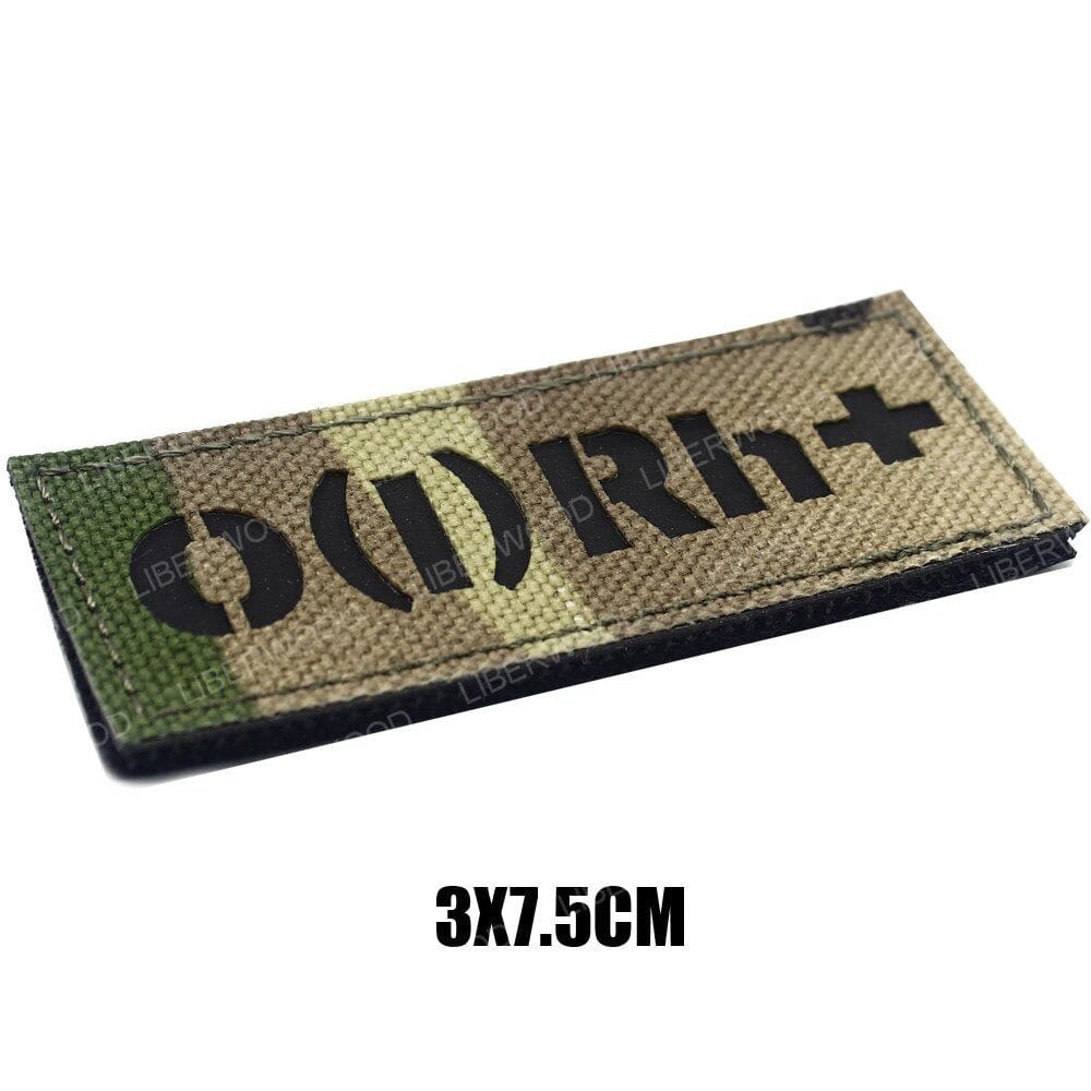 ACTION AIRSOFT 0 Patch groupe sanguin B AB A O (I) Rh