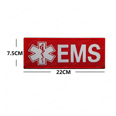 ACTION AIRSOFT 0 Rouge Patch médical EMT EMS IR réfléchissant