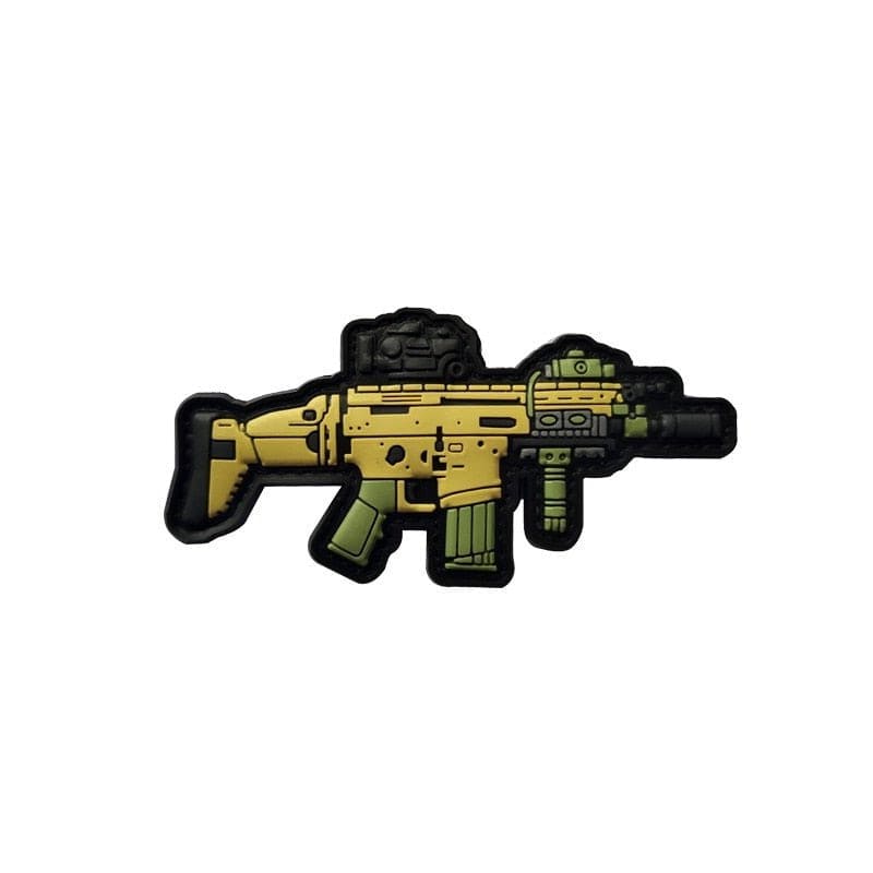 LEGEND AIRSOFT 0 10 Patch militaire 3D forme d'arme